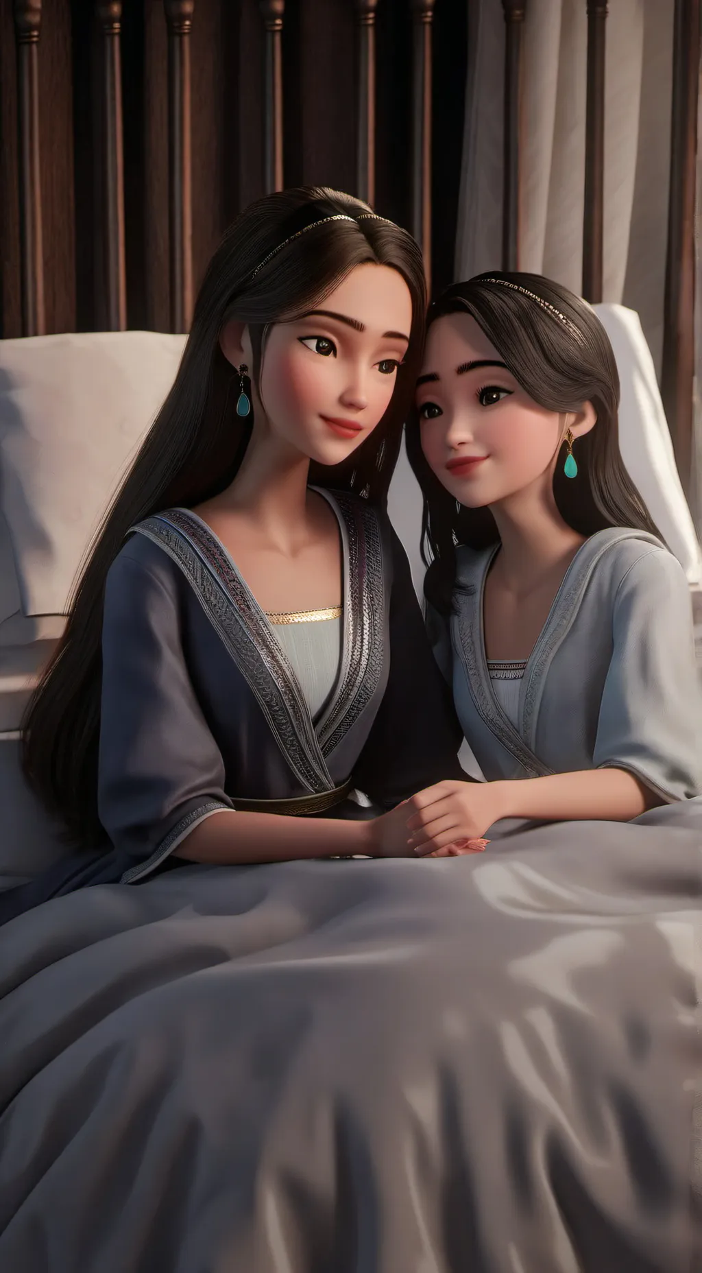 ai character: luna background