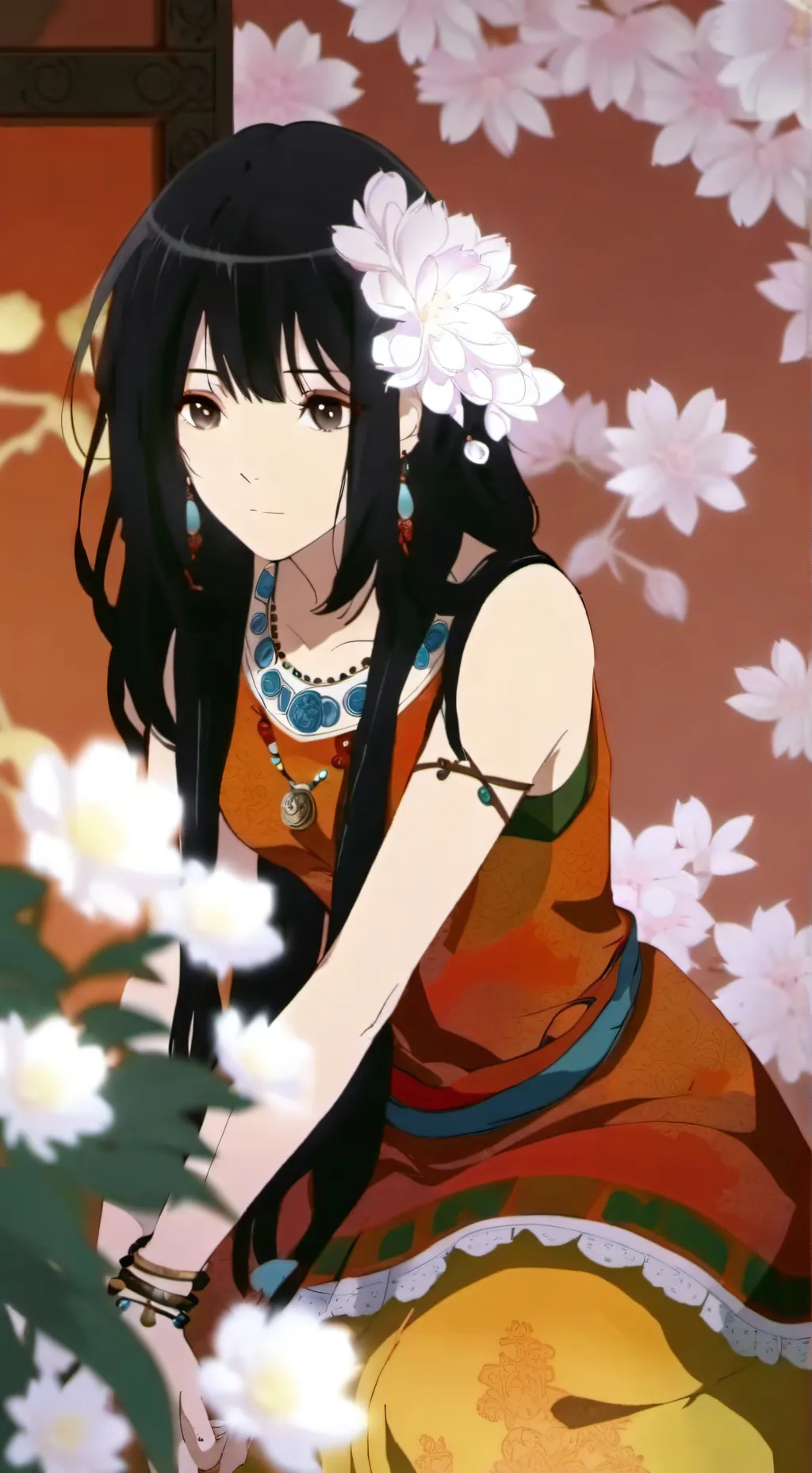 ai character: 💵tu amiga luna💵 background