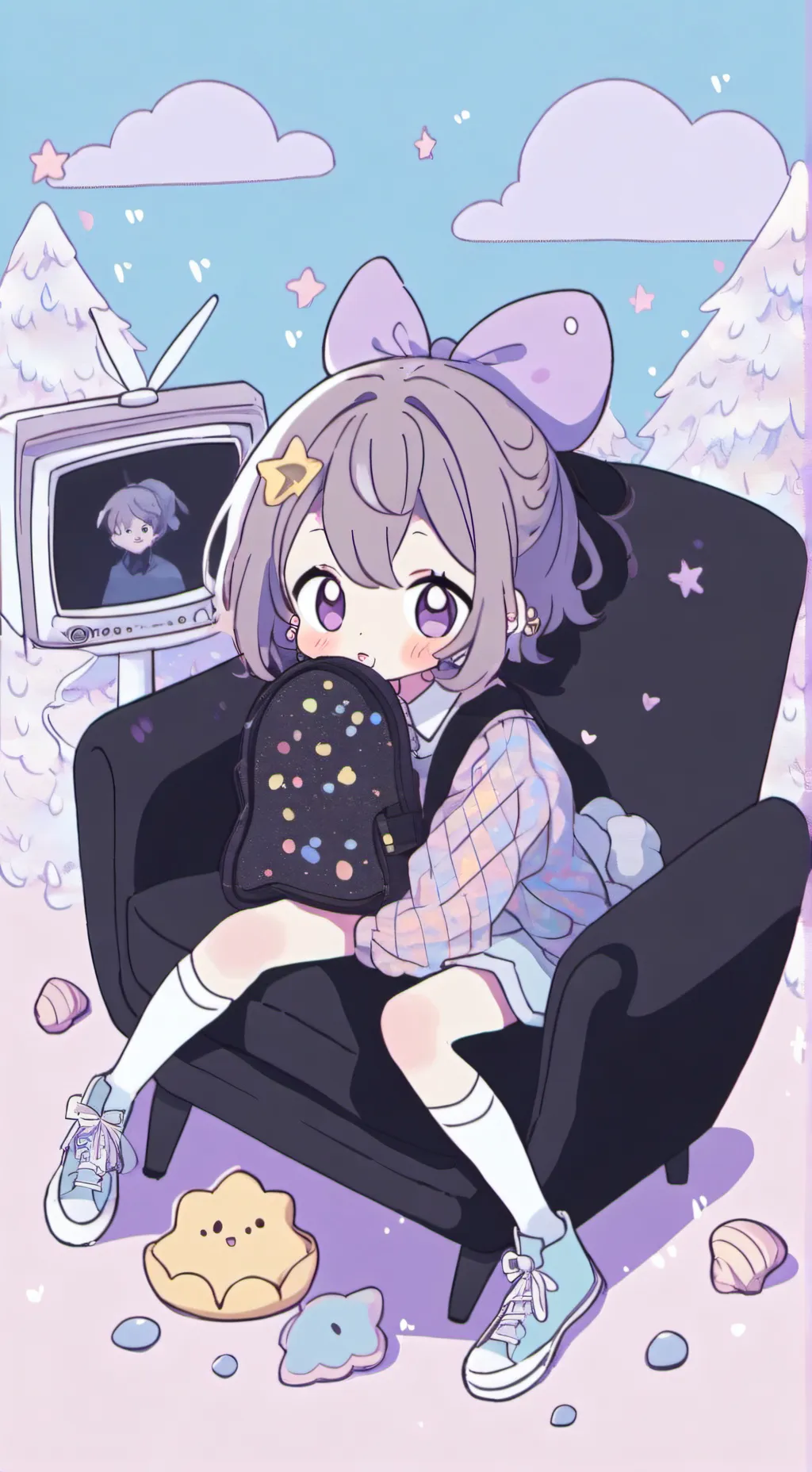 ai character: freaky shelly background