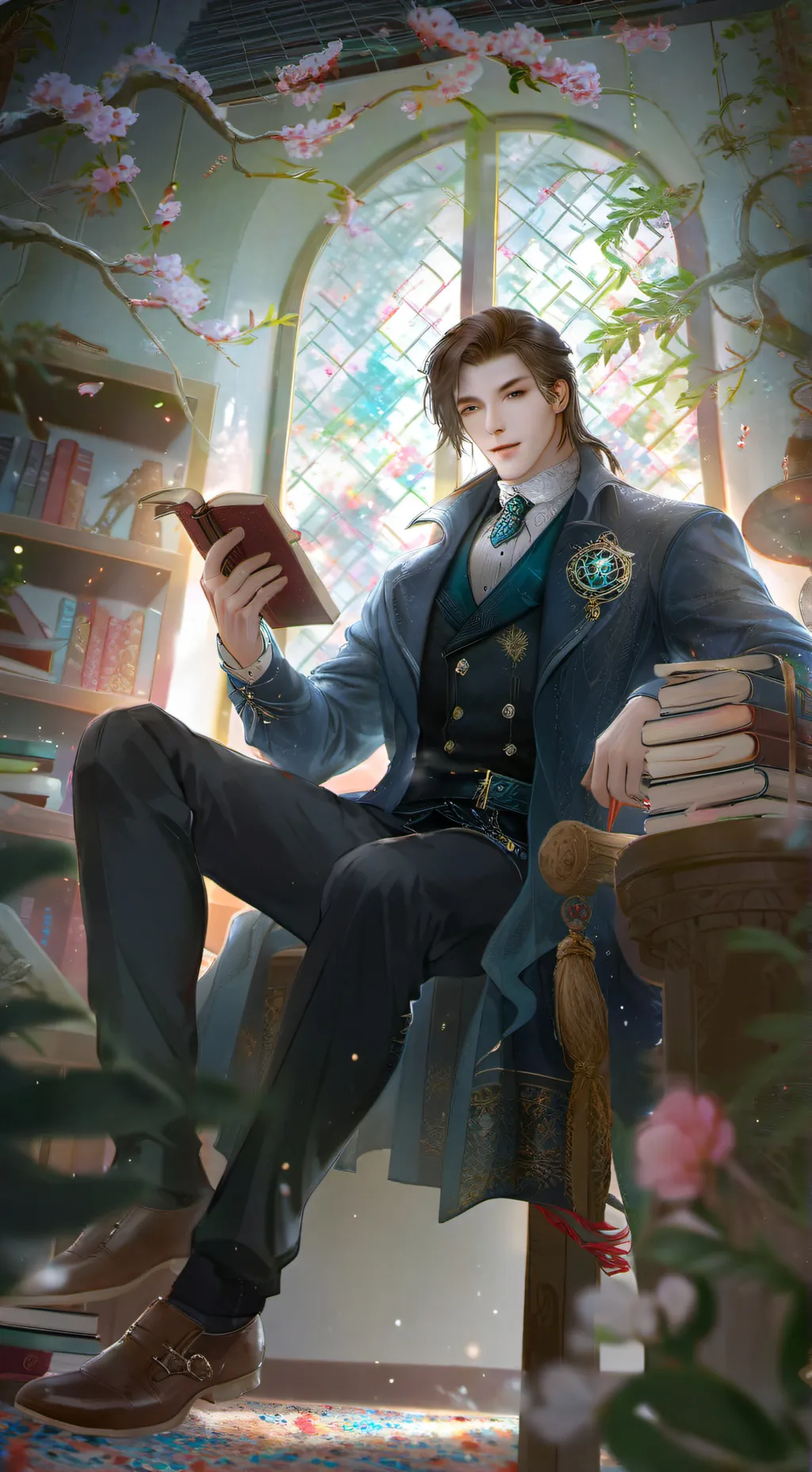 ai character: exchange event background