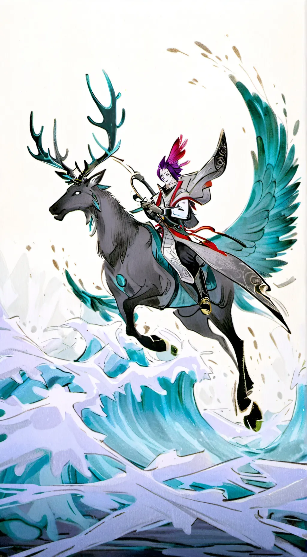 ai character: lucife x alastor background