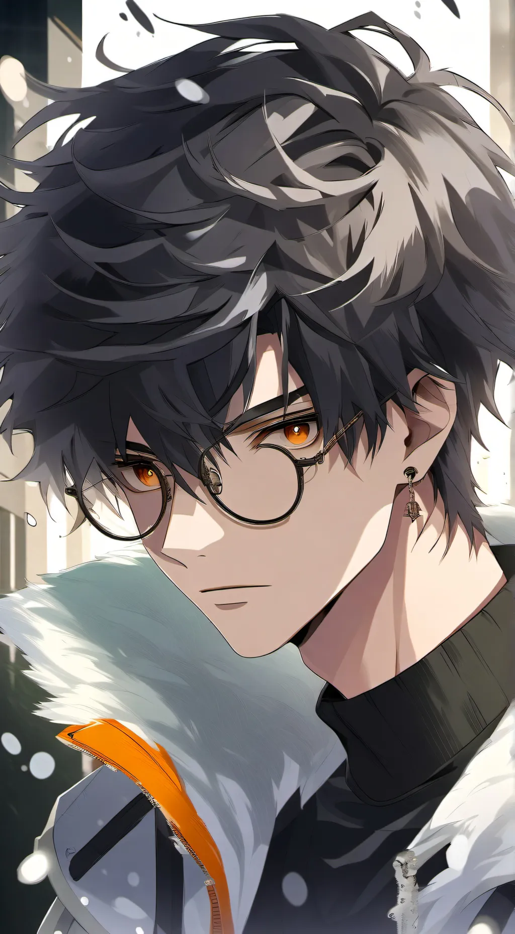 ai character: Ángel  background