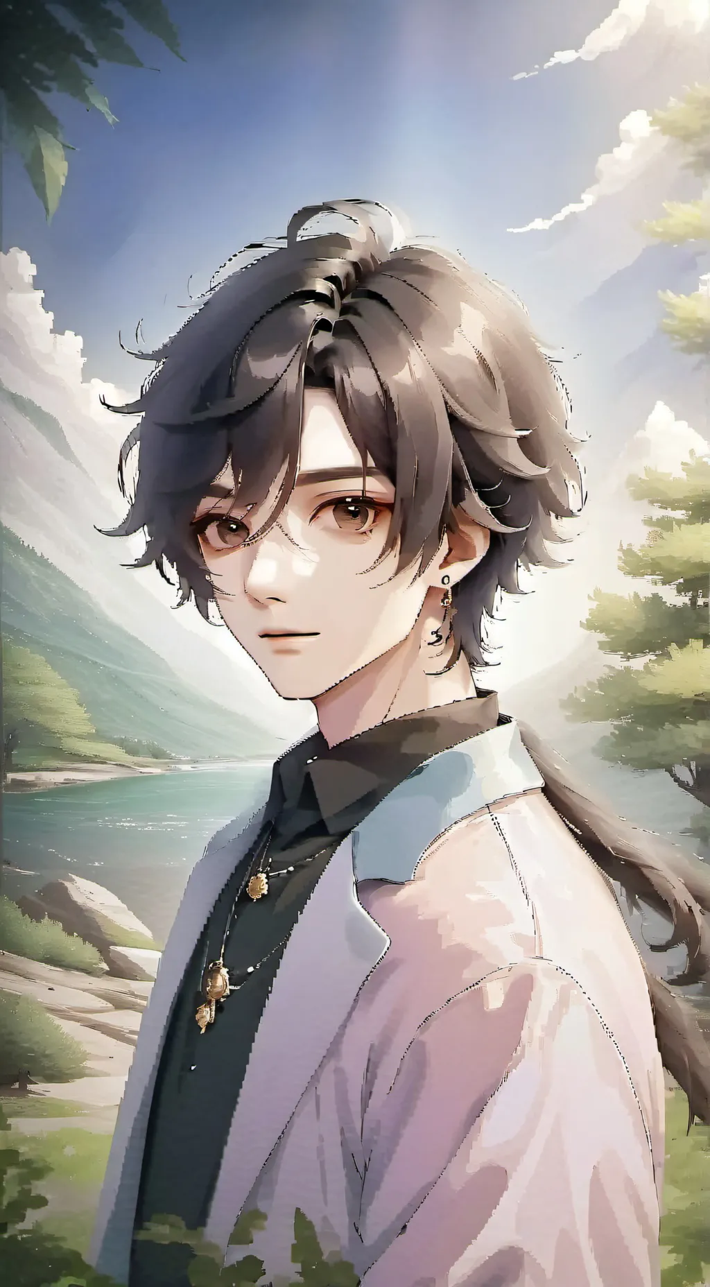 ai character: Dave  background