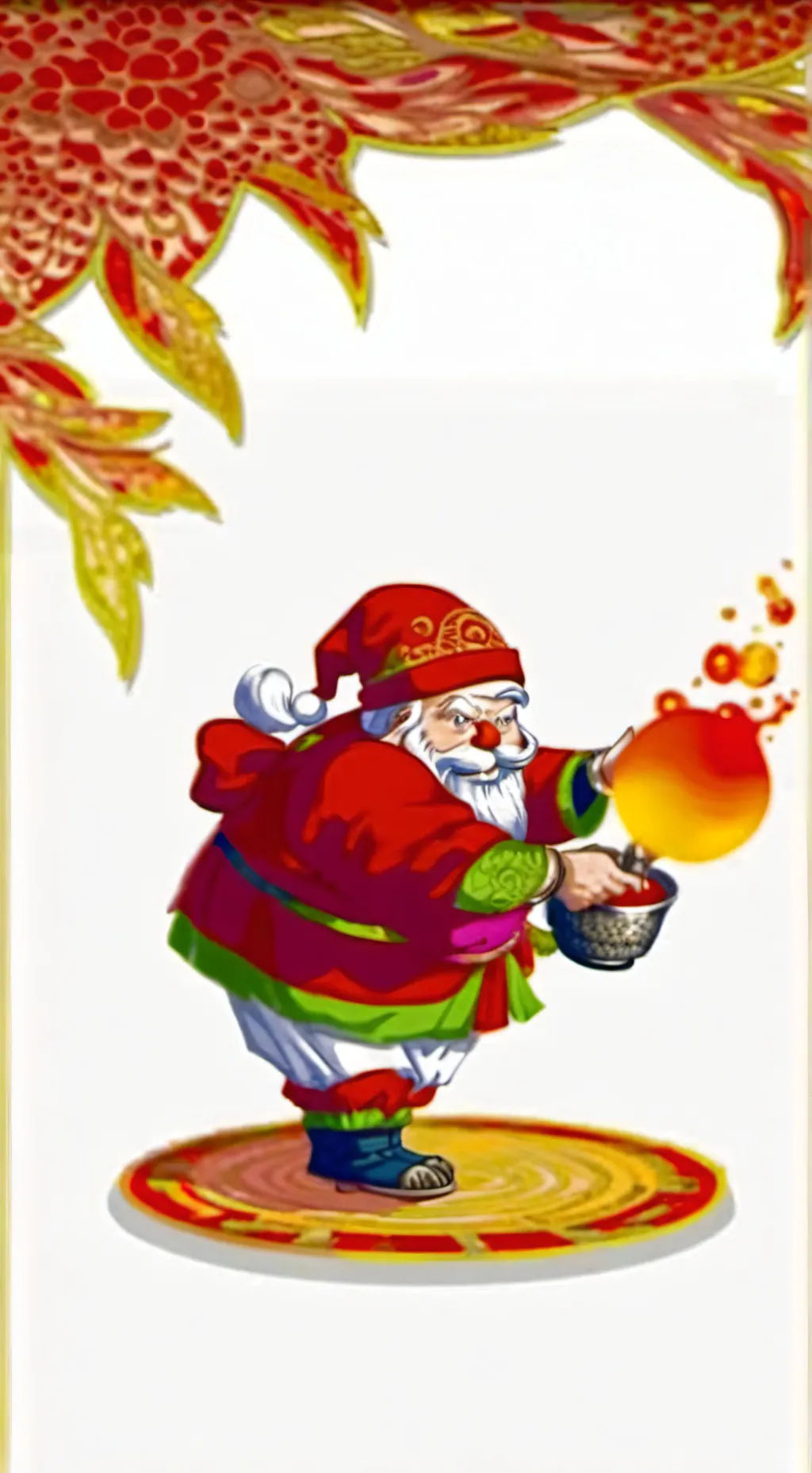 ai character: Mikołaj  background