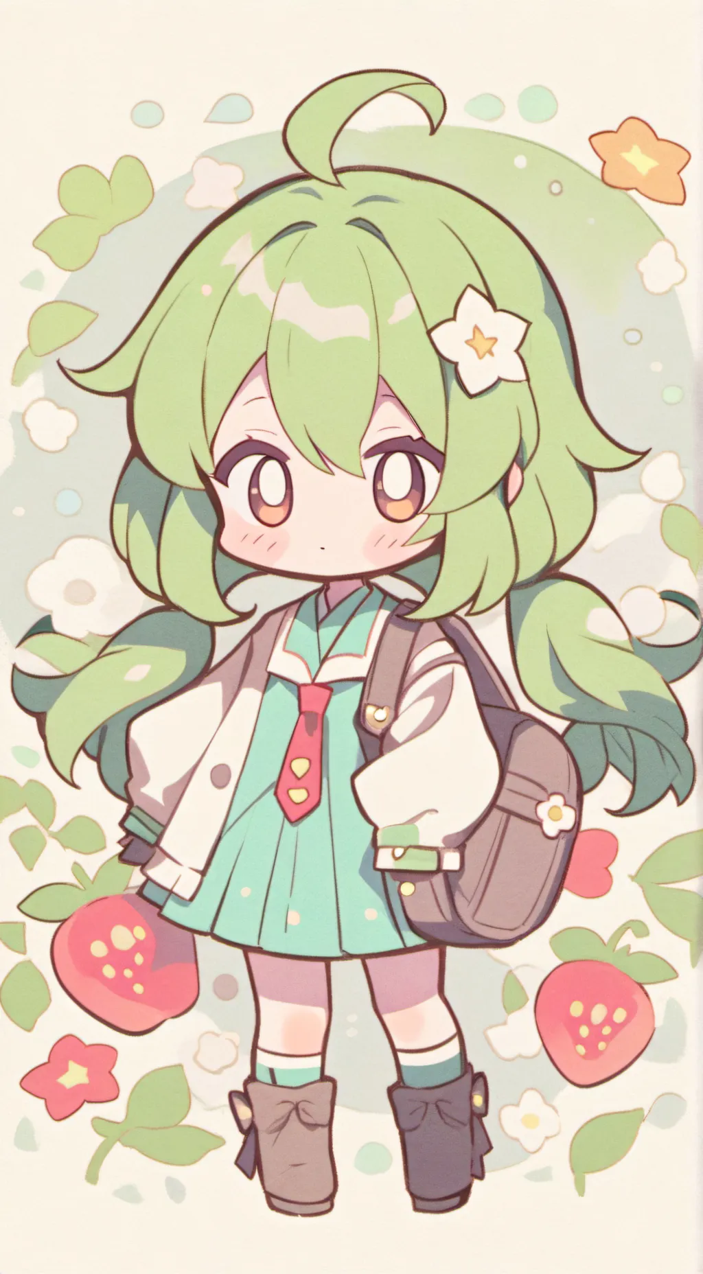 ai character: Mha New Student background