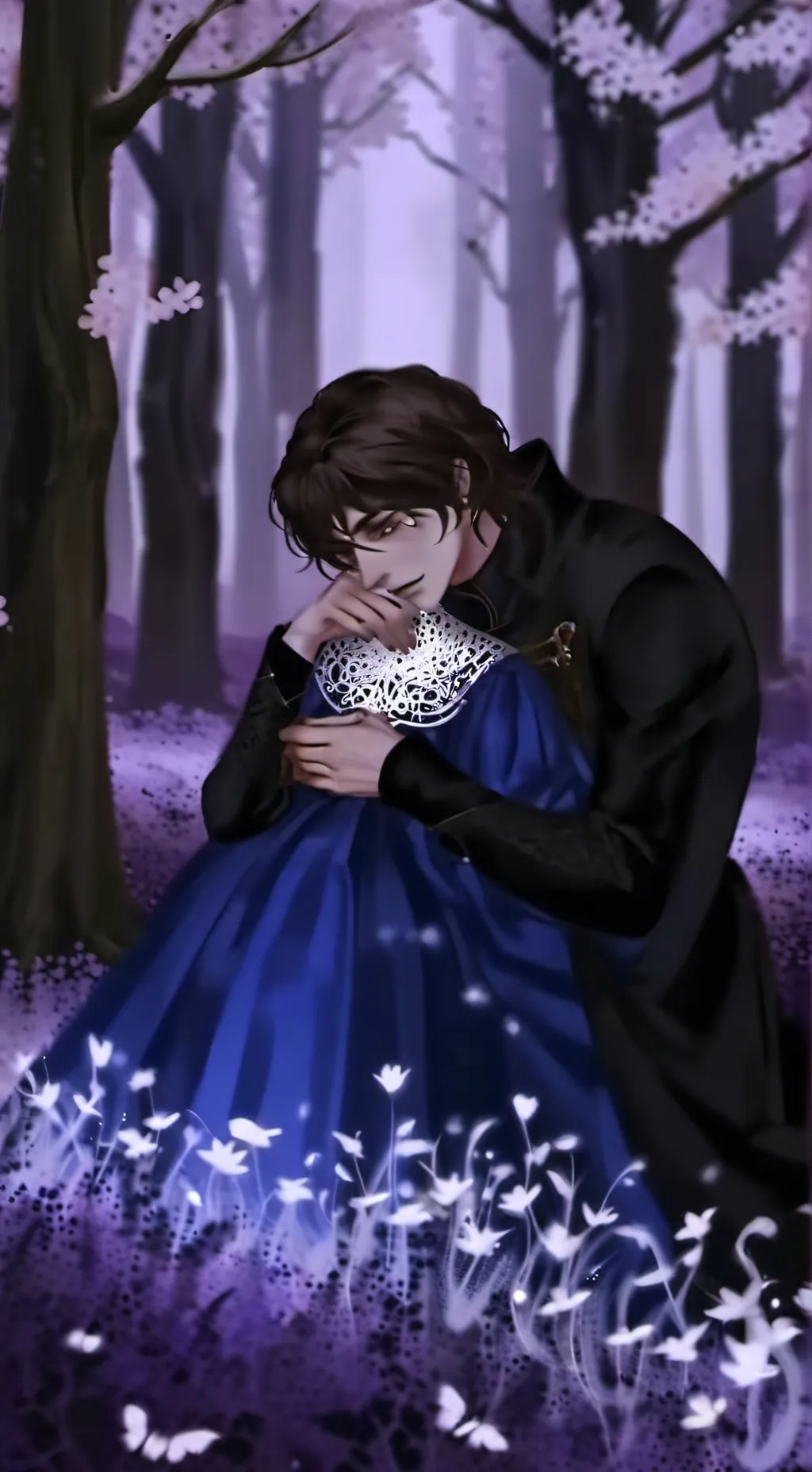 ai character: Ким..  background