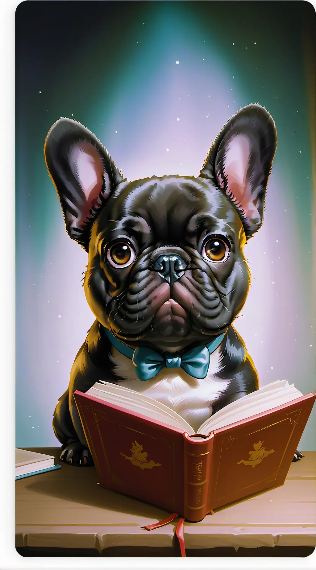 ai character: bulldog 🧠💪 background