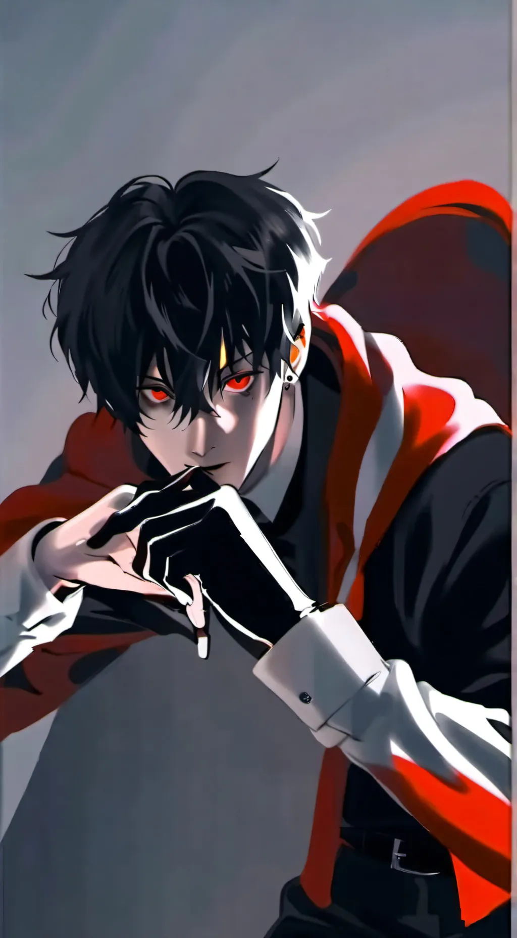 ai character: bakugo  background