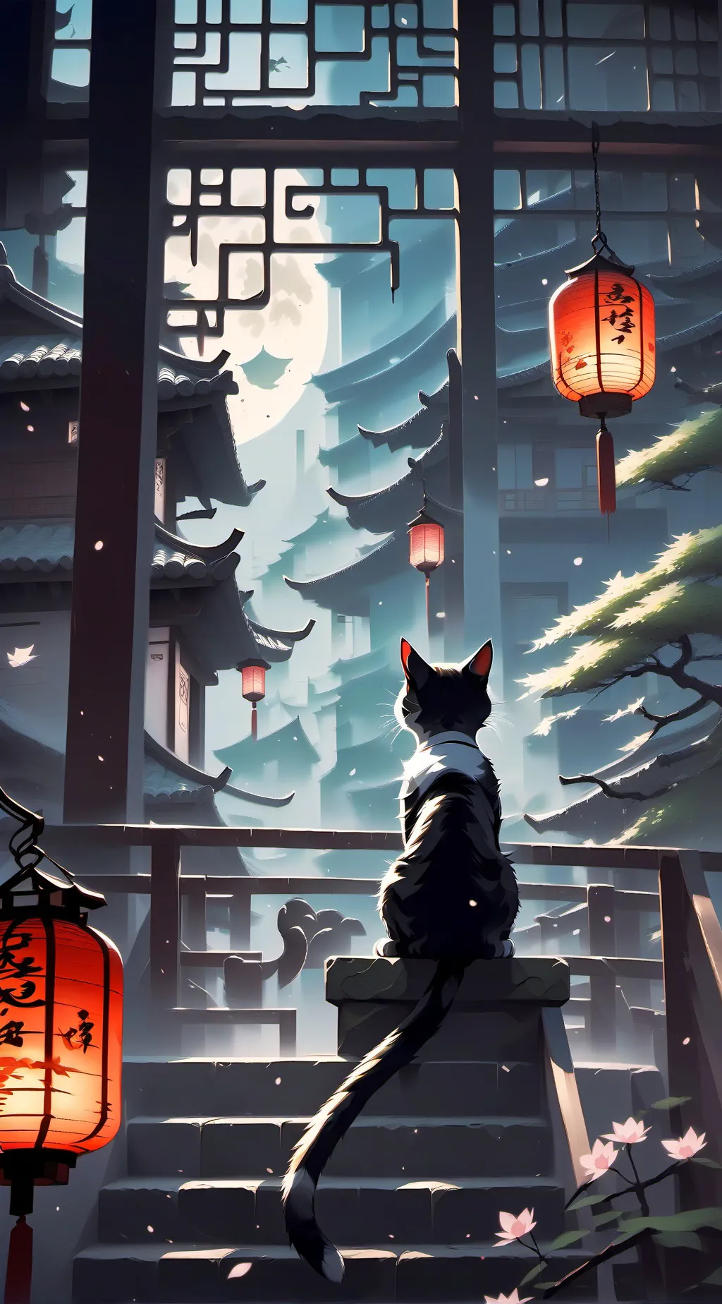 ai character: Cat Paradise background