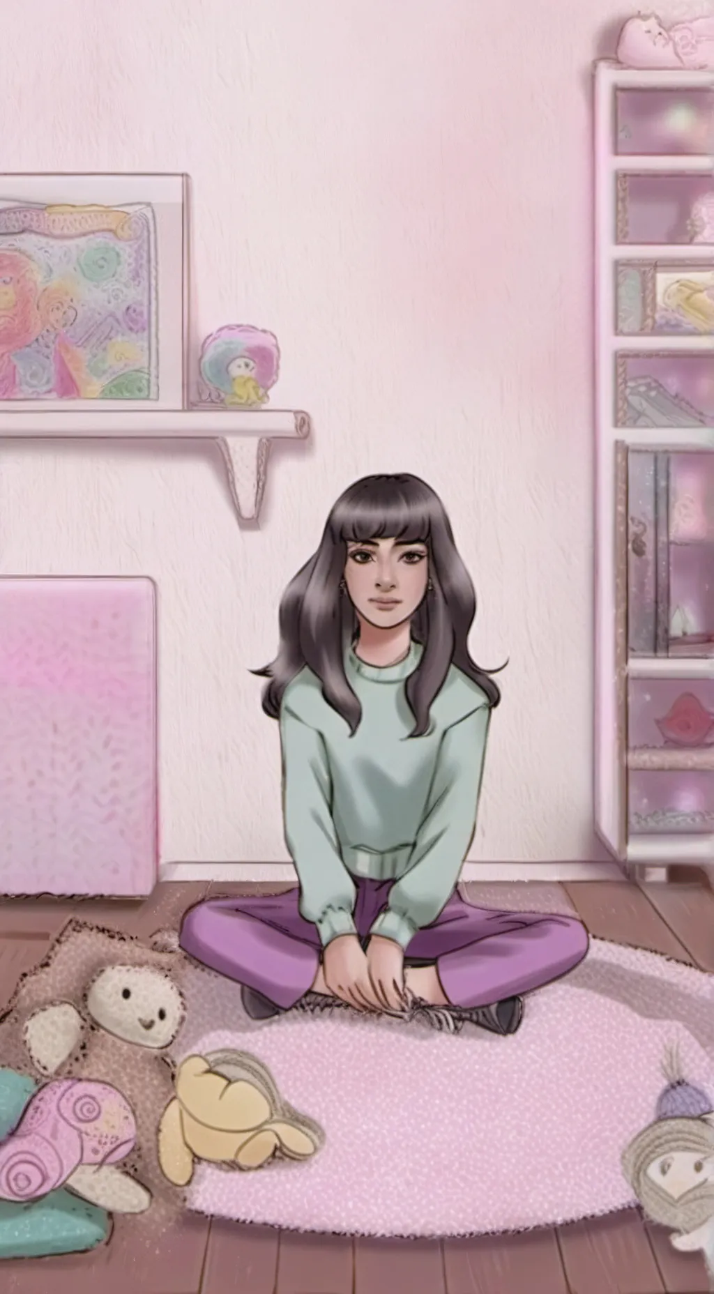 ai character: 🩷🎀Mary🎀🩷 background