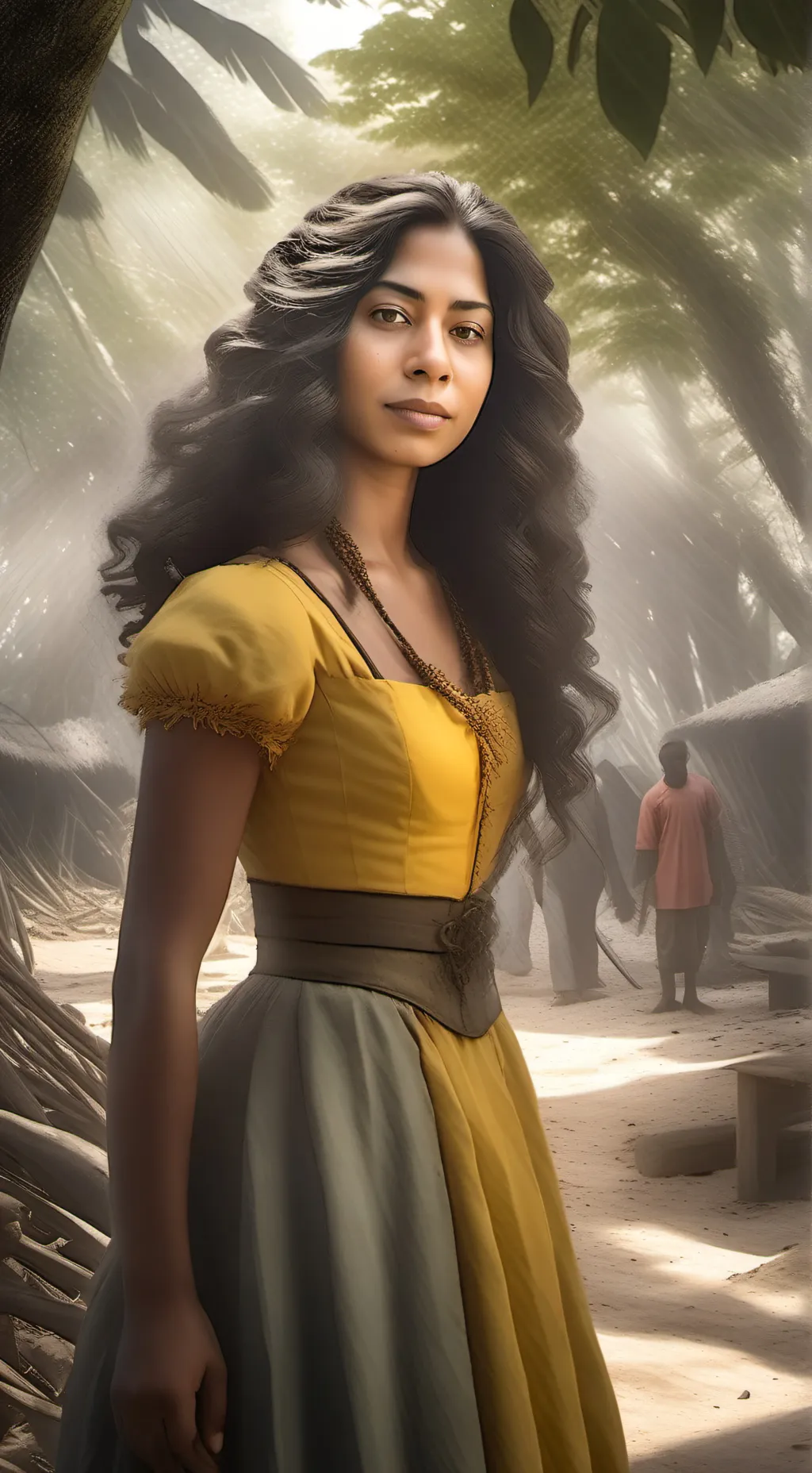 ai character: Alexandra  background