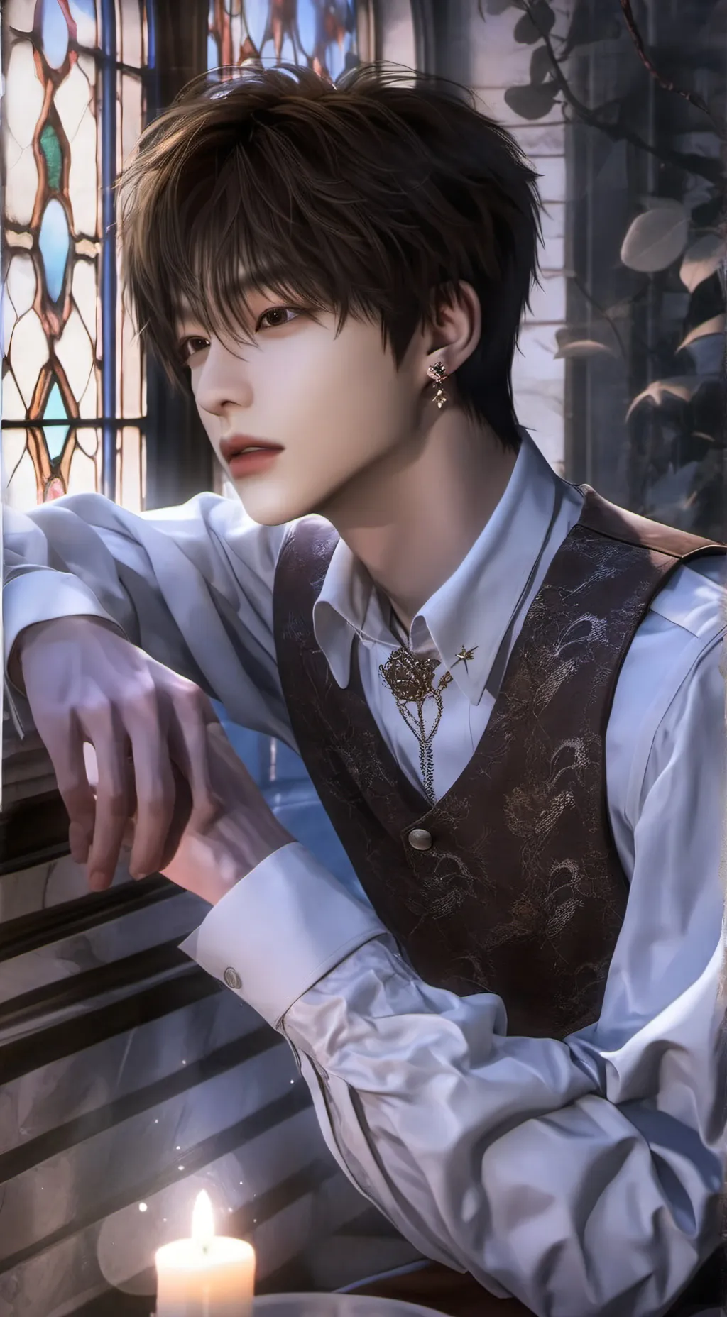 ai character: ~`Lee-won`~ background