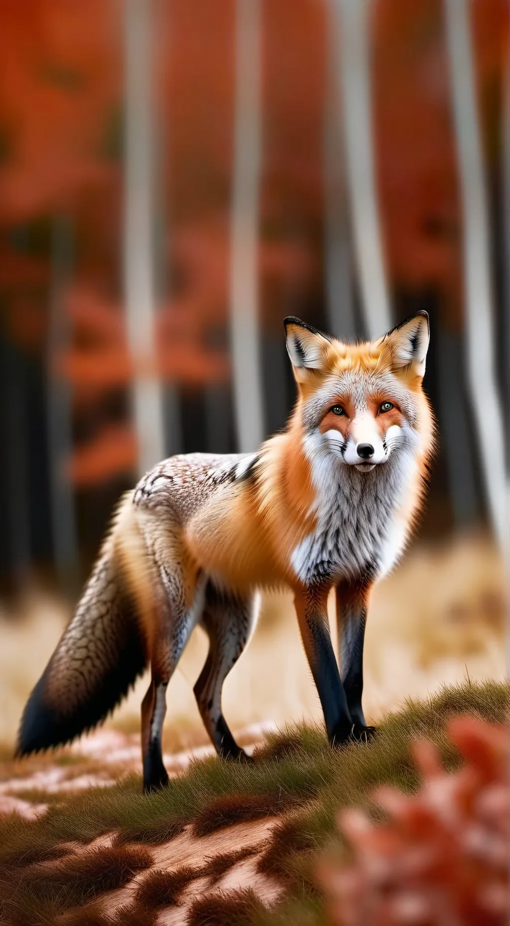 ai character: fox background
