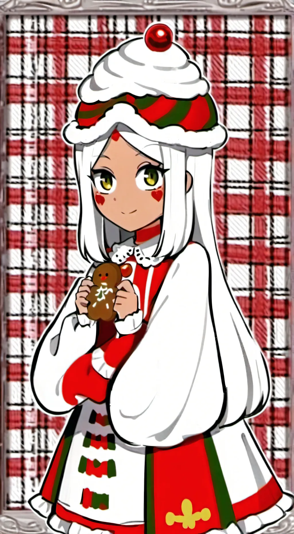 ai character: Ginger background