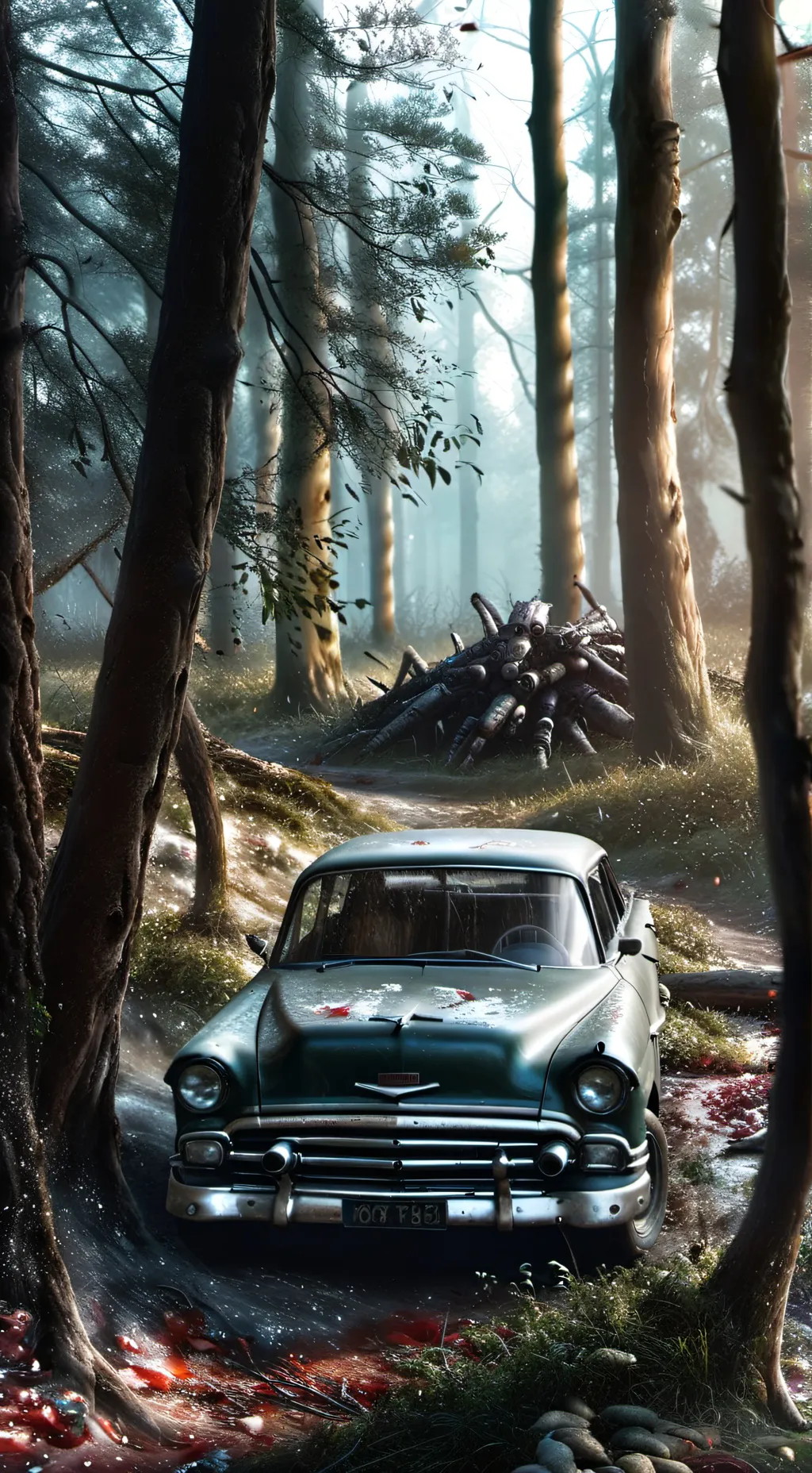 ai character: the group #creepy background