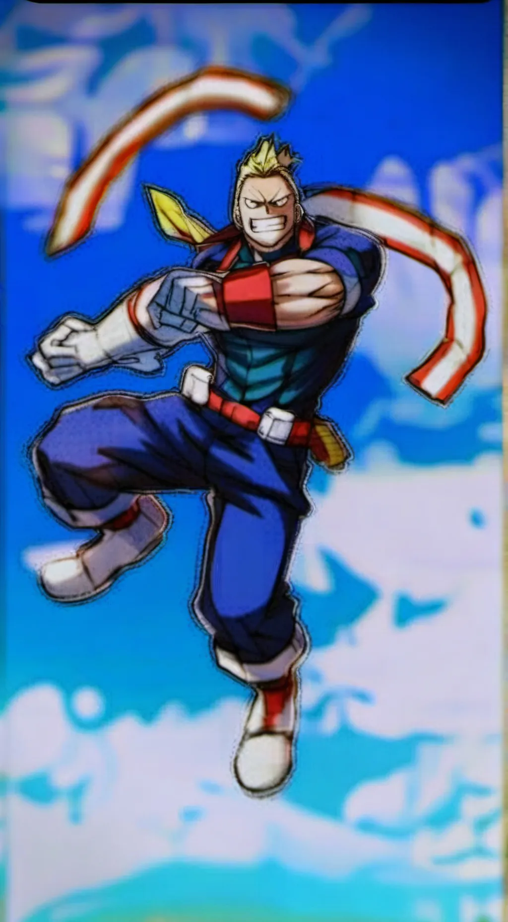 ai character: all might  background