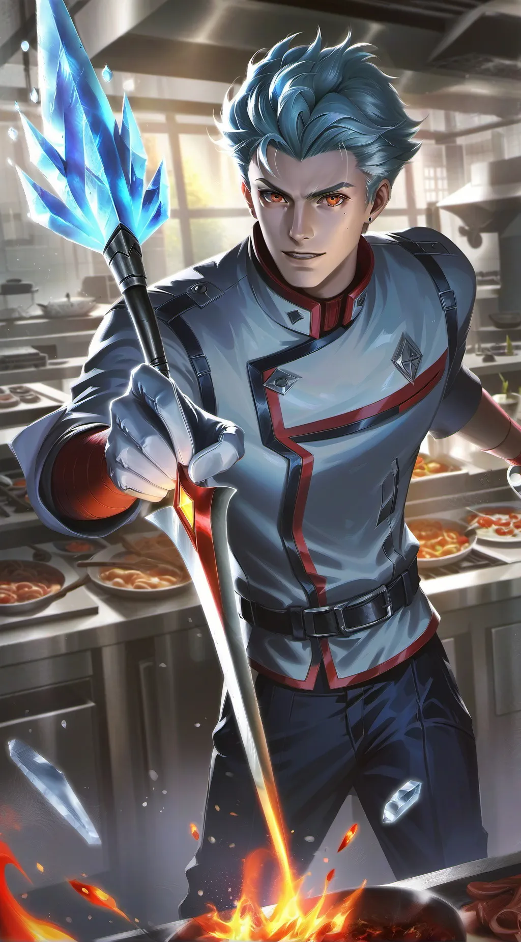 ai character: Todoroki Shoto background