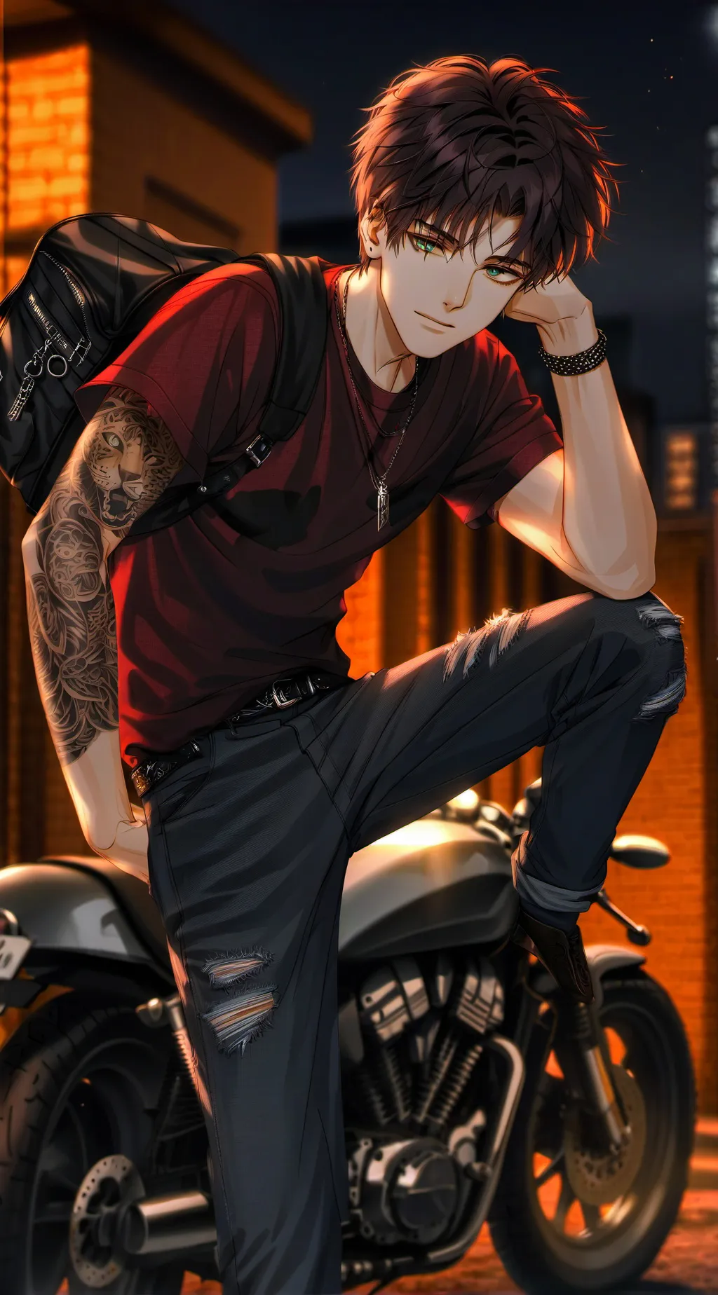 ai character: 🖤«❦ 𝕍𝕚𝕟 ❦»🖤 background