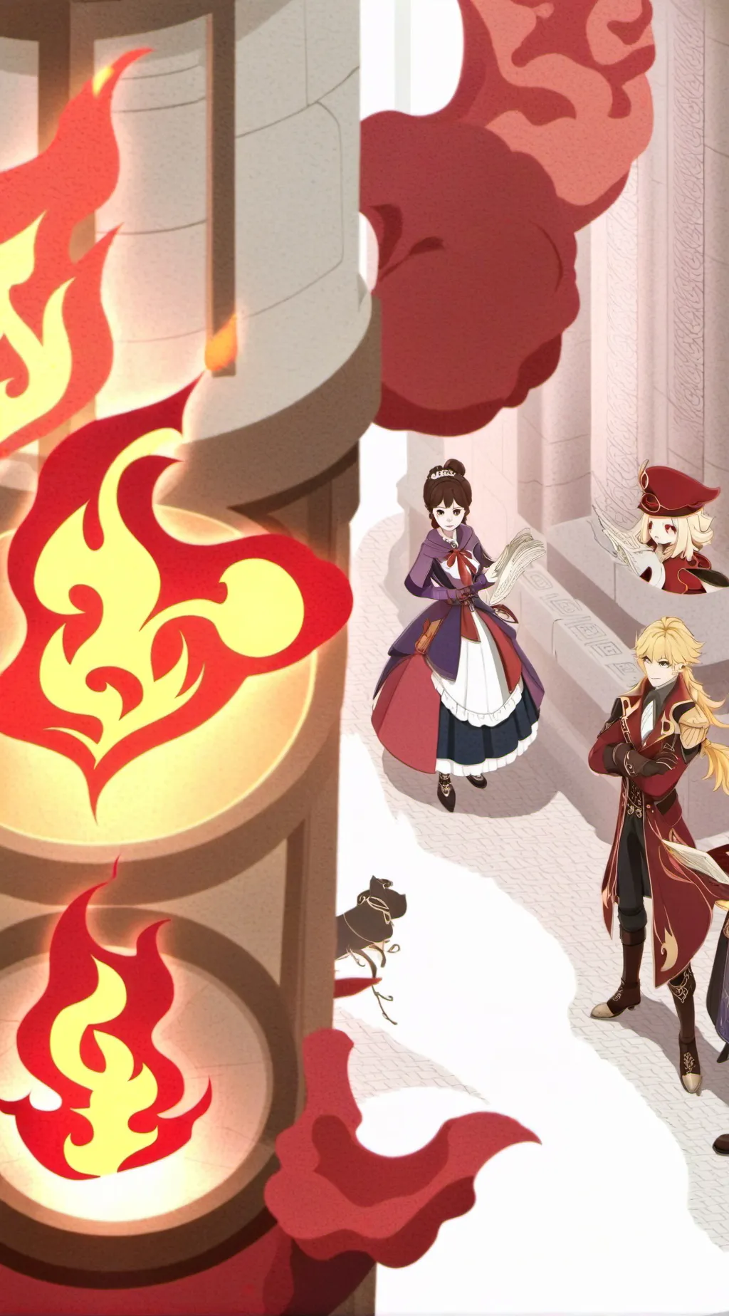 ai character: World domination  background