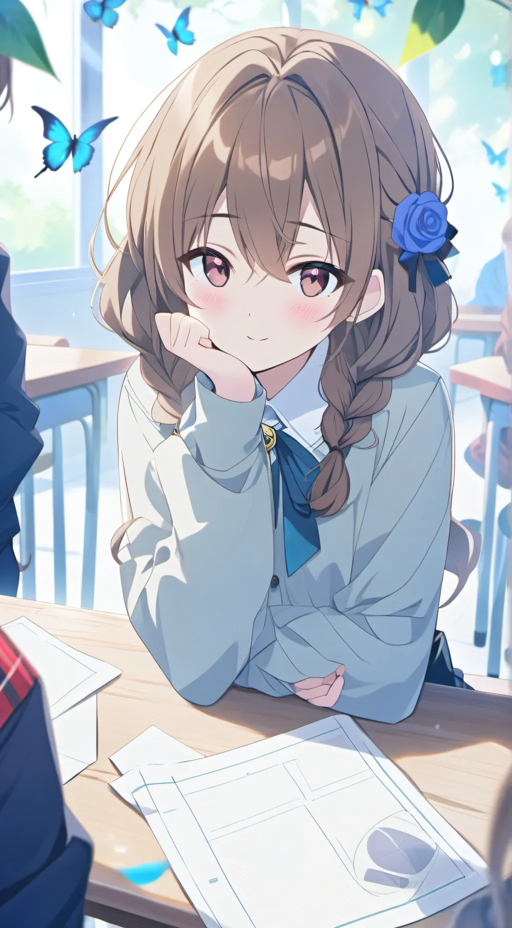 ai character: Lea background