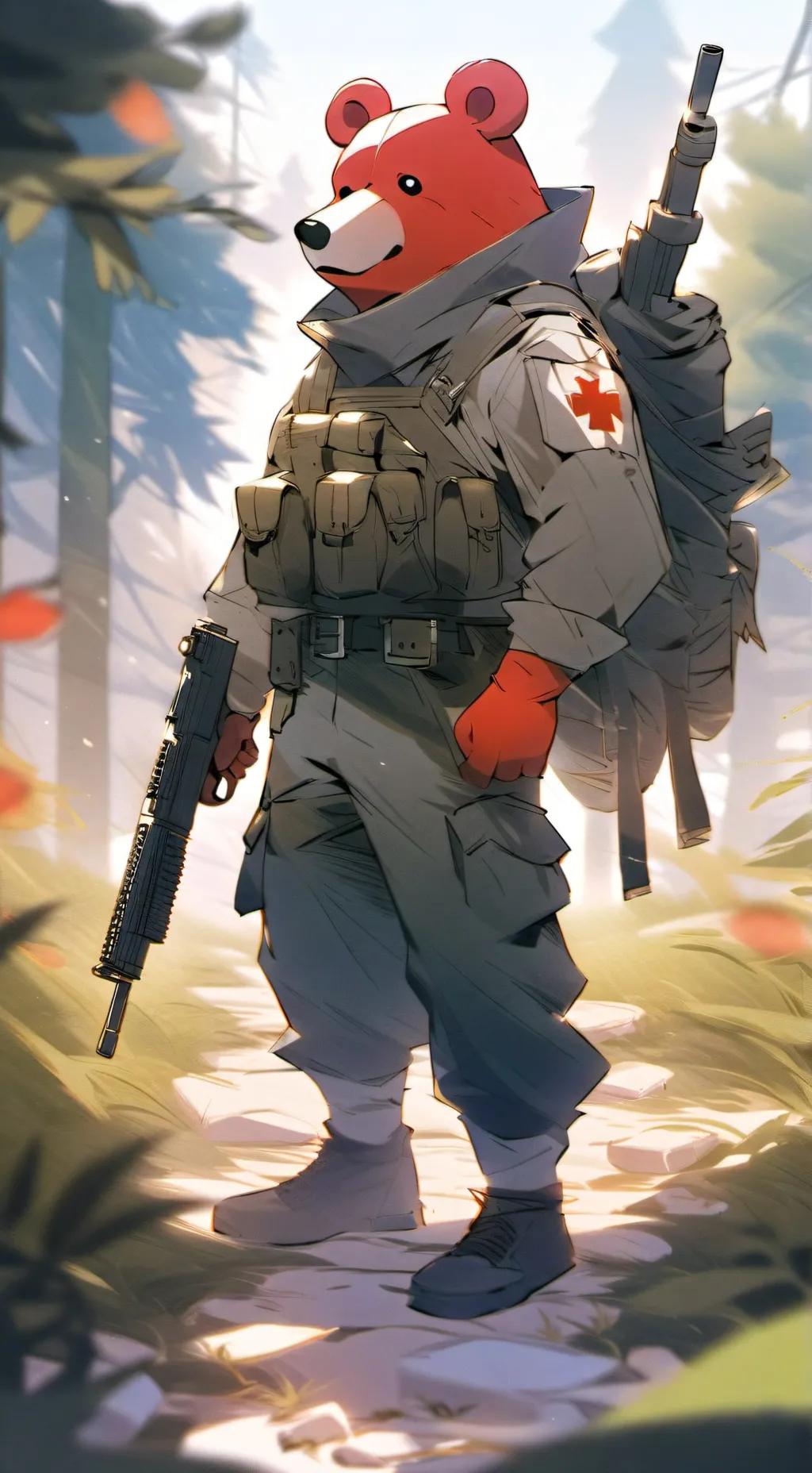 ai character: The Gummy War background