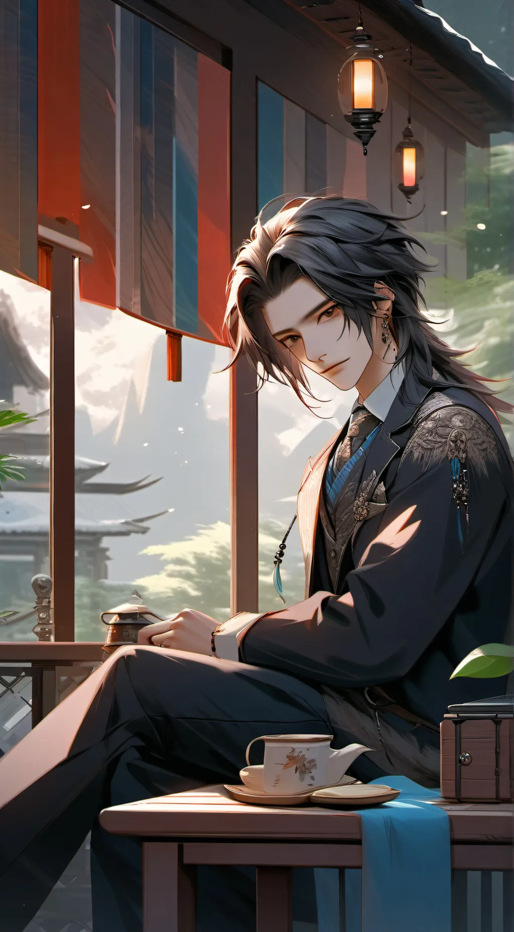 ai character: Fernando  background