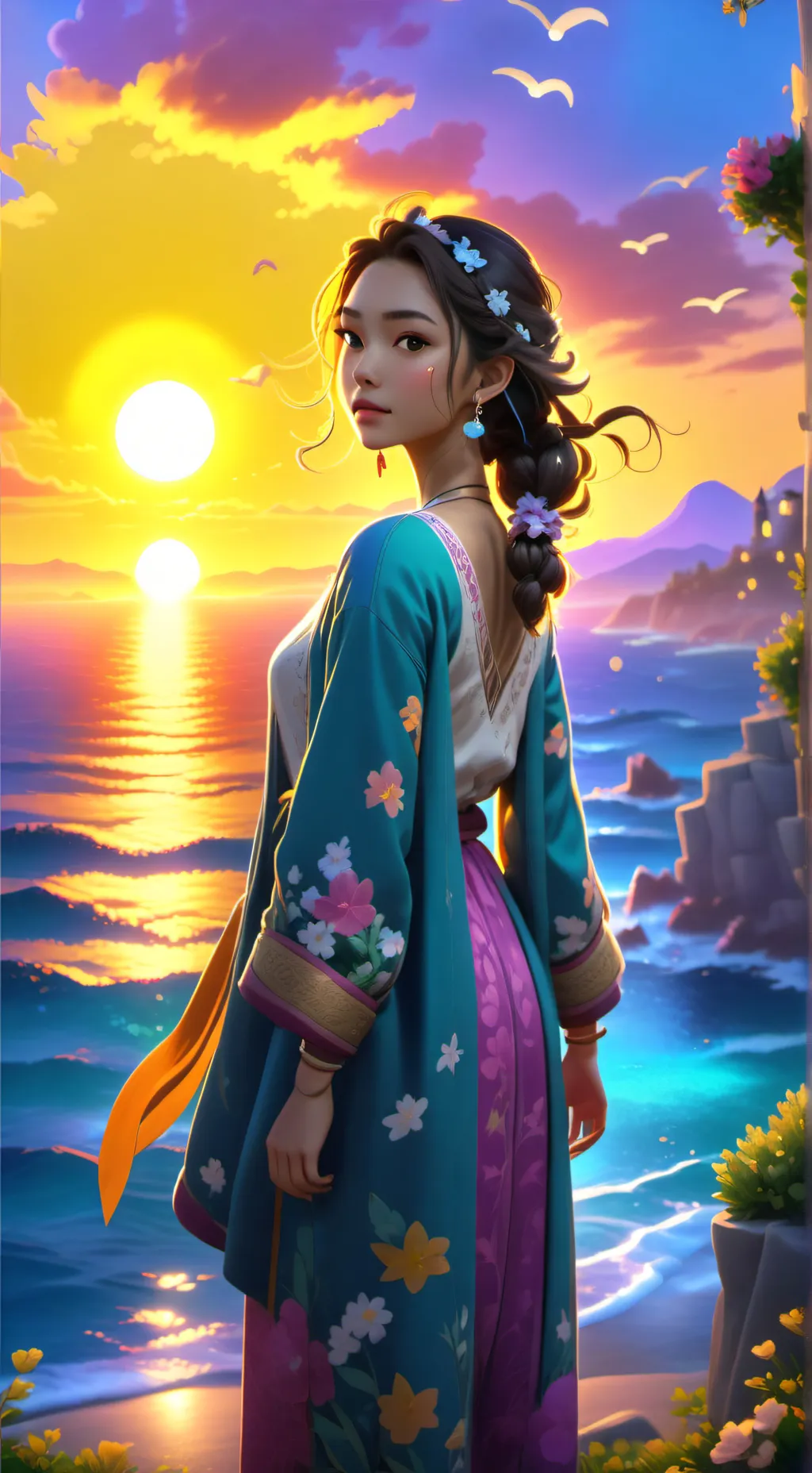 ai character: Mystery Mother background