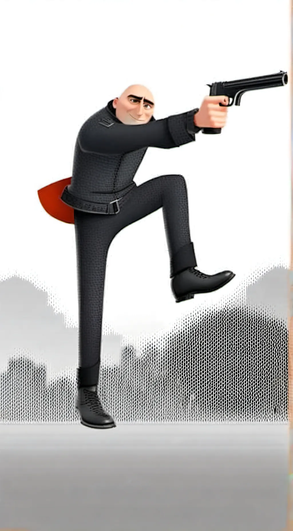 ai character: gru ladron background