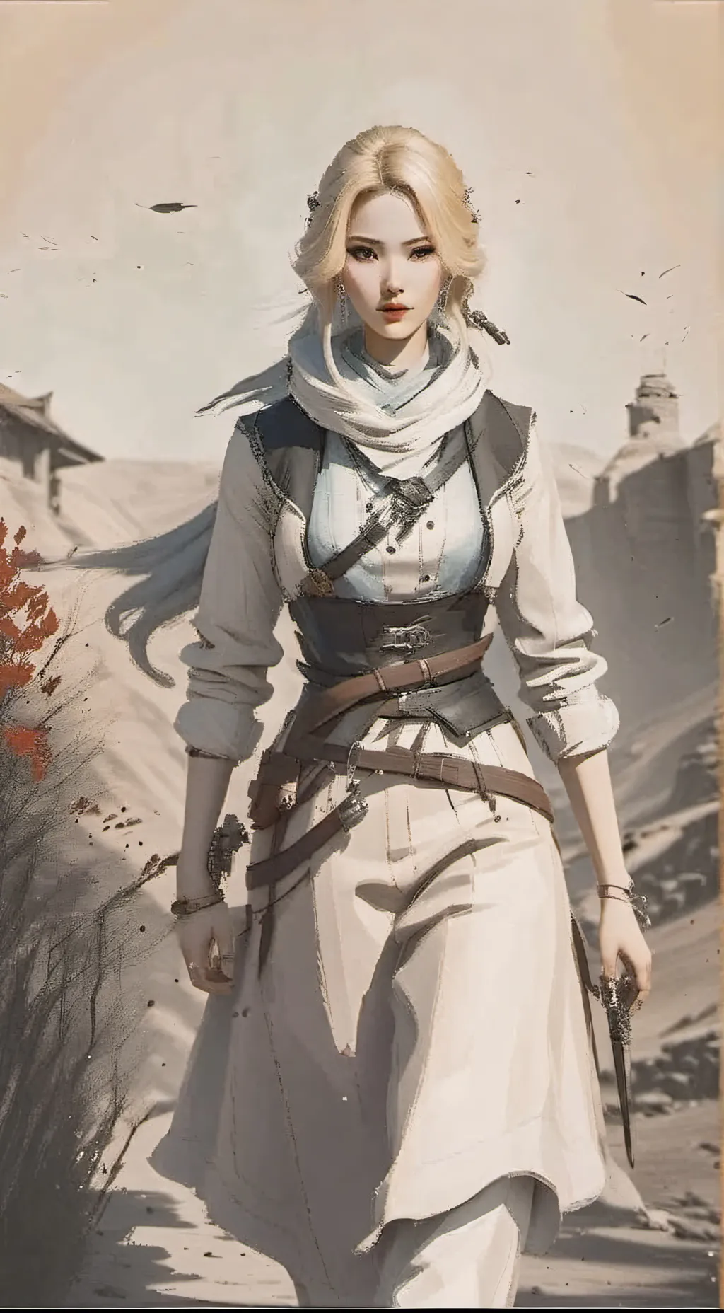 ai character: sarah background