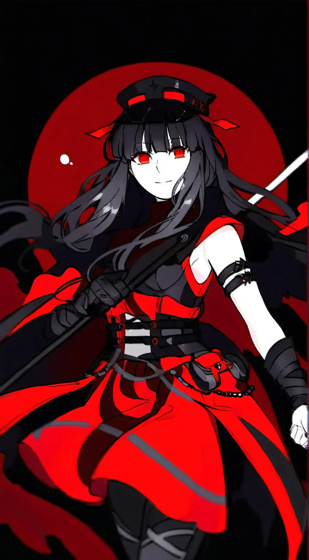 ai character: Maki Yukihira  background