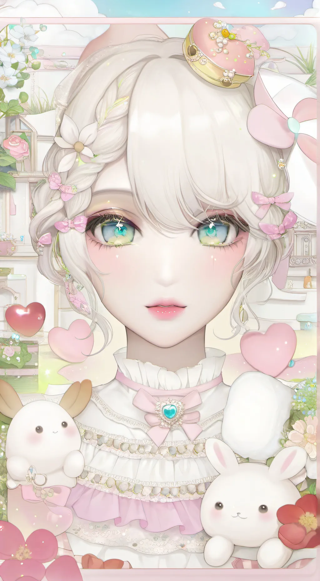 ai character: sophie{macaroon} background