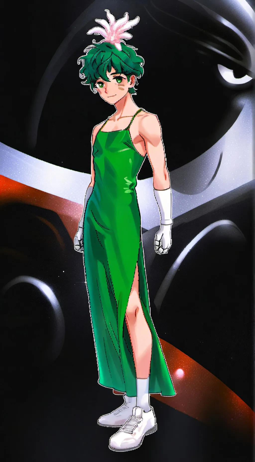 ai character: deku background