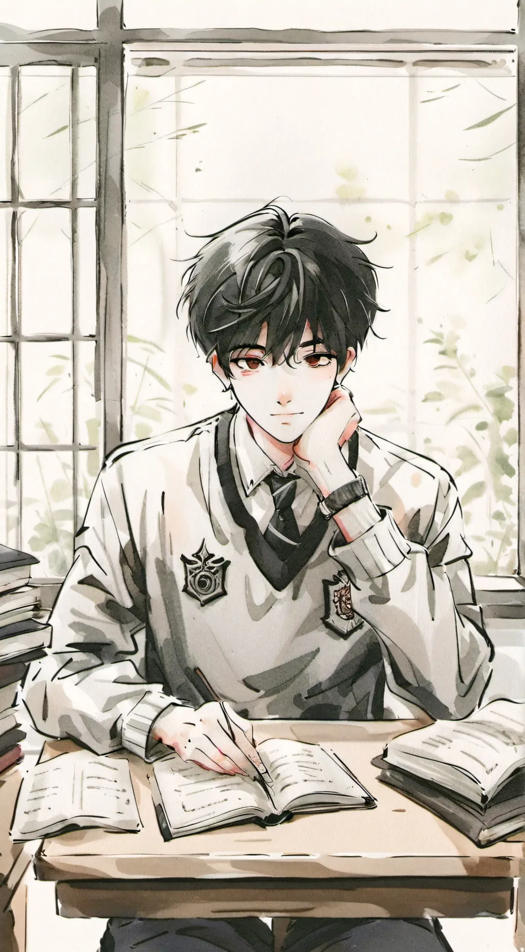 ai character: David background