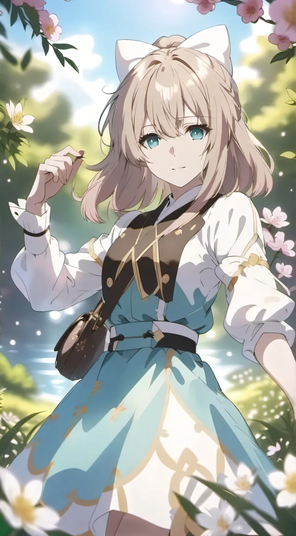 ai character: Rebeca  background