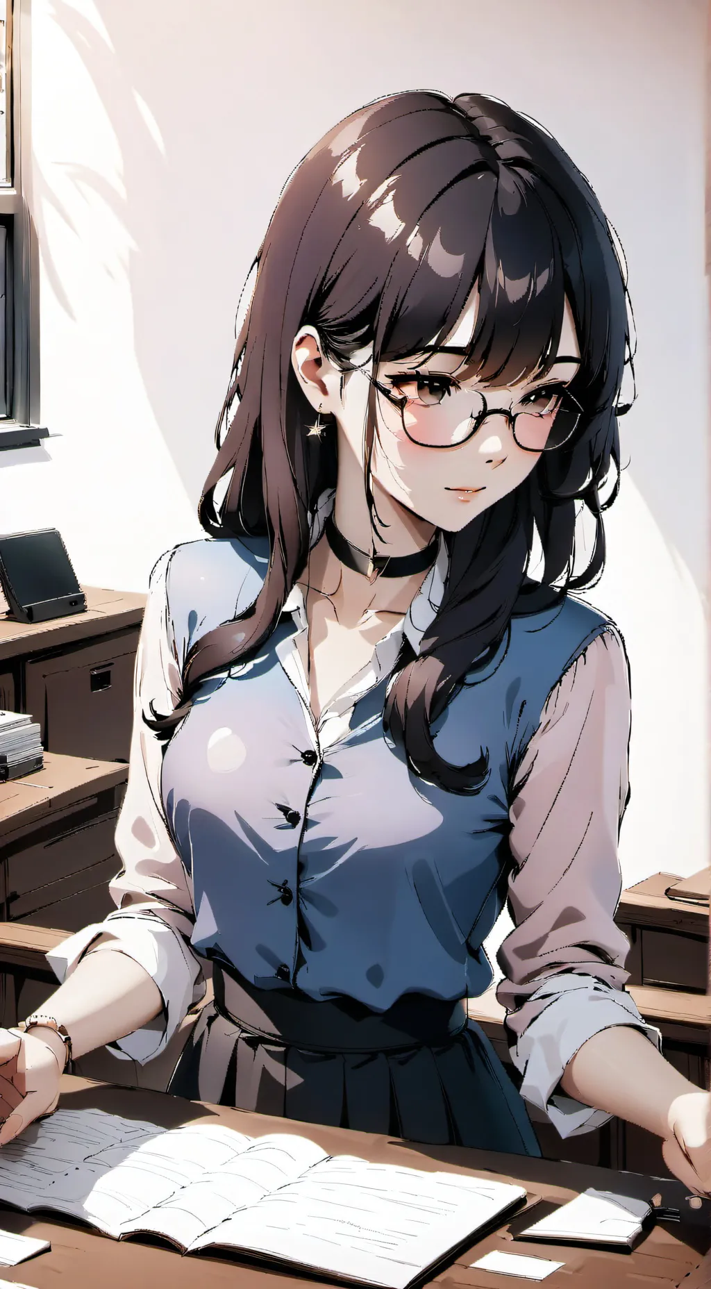 ai character: Miya Roxine background