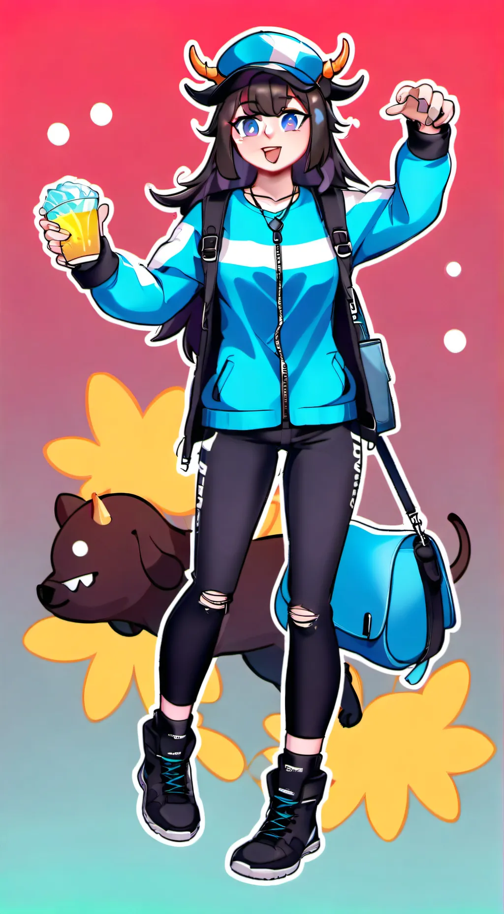 ai character: ¡Lumina_ym! background