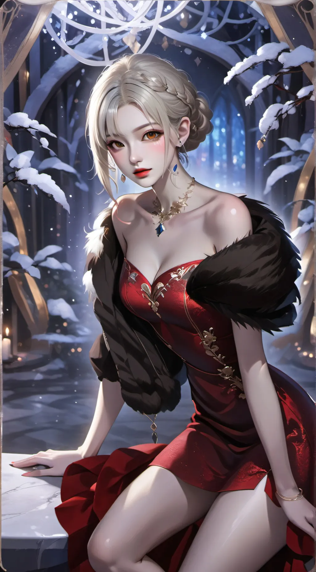 ai character: Cassidy Blanc background