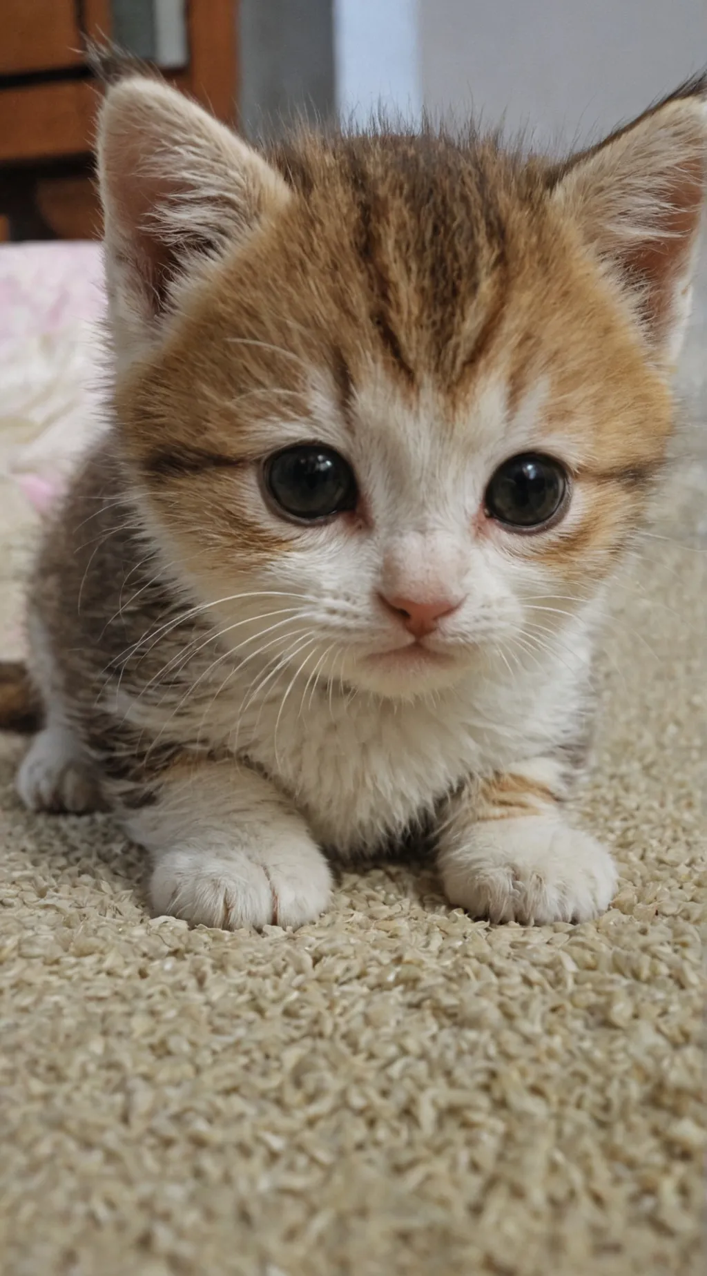 ai character: gatito tienda background