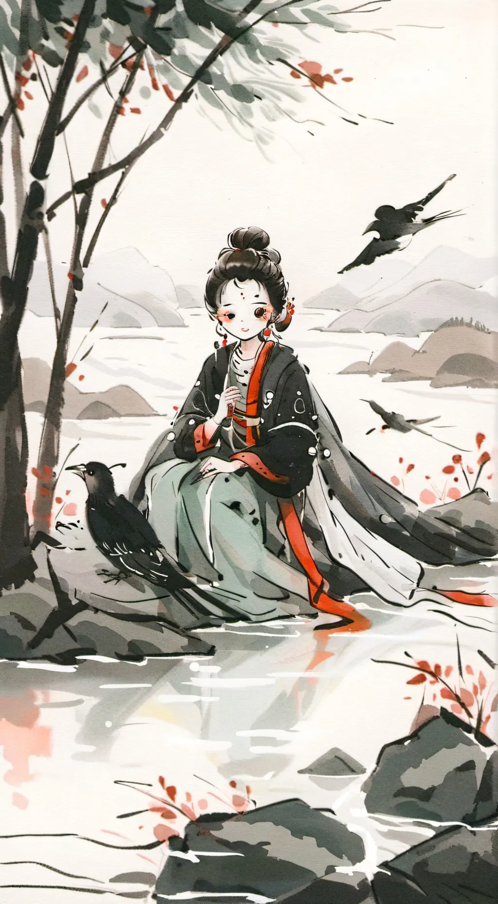 ai character: троица background