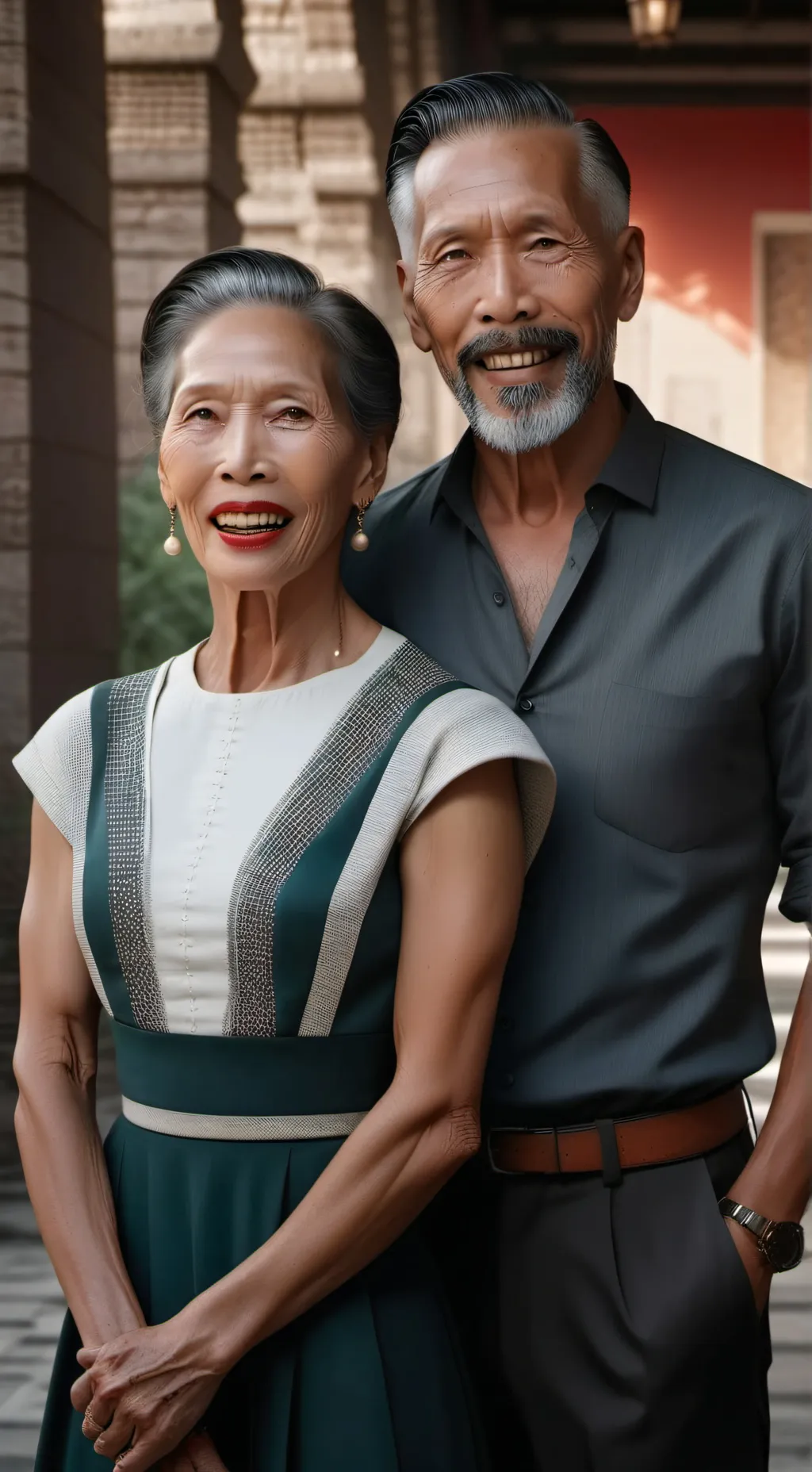 ai character: Arcks and shenna background