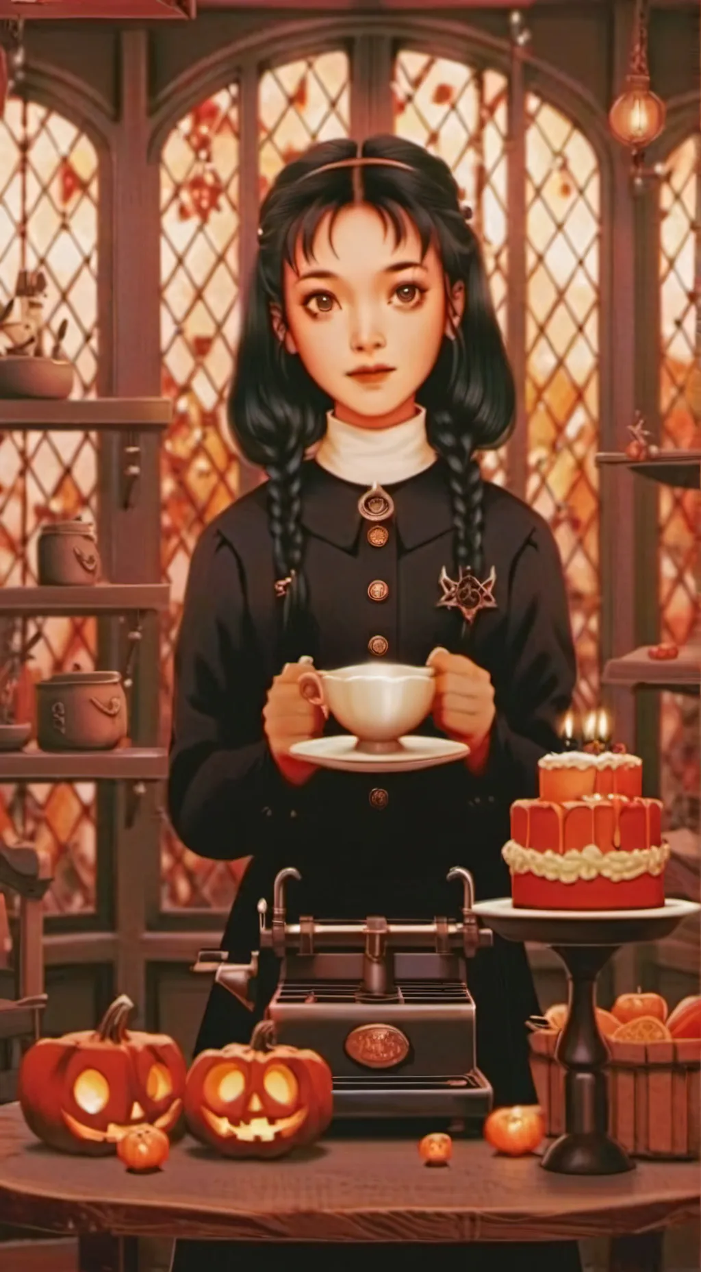 ai character: Mildred hubble background