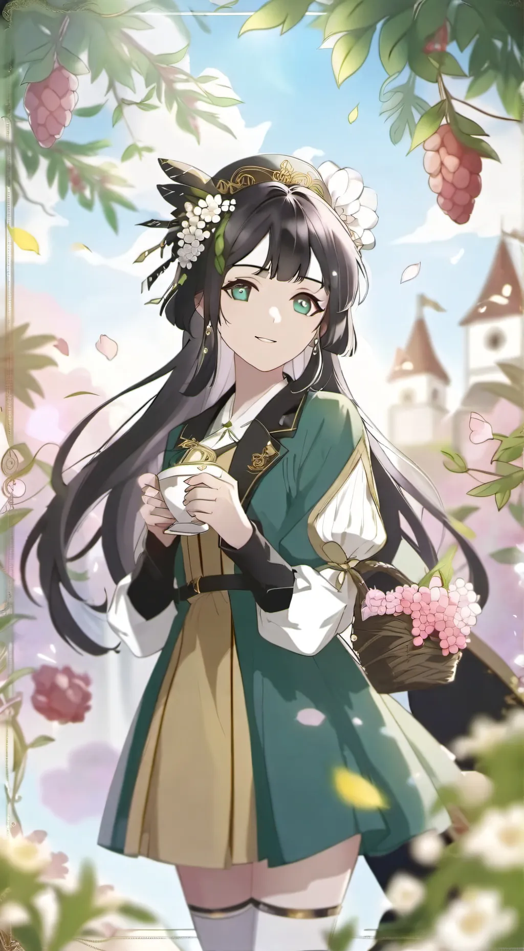 ai character: nabi♤♤♤♡♡♡ background