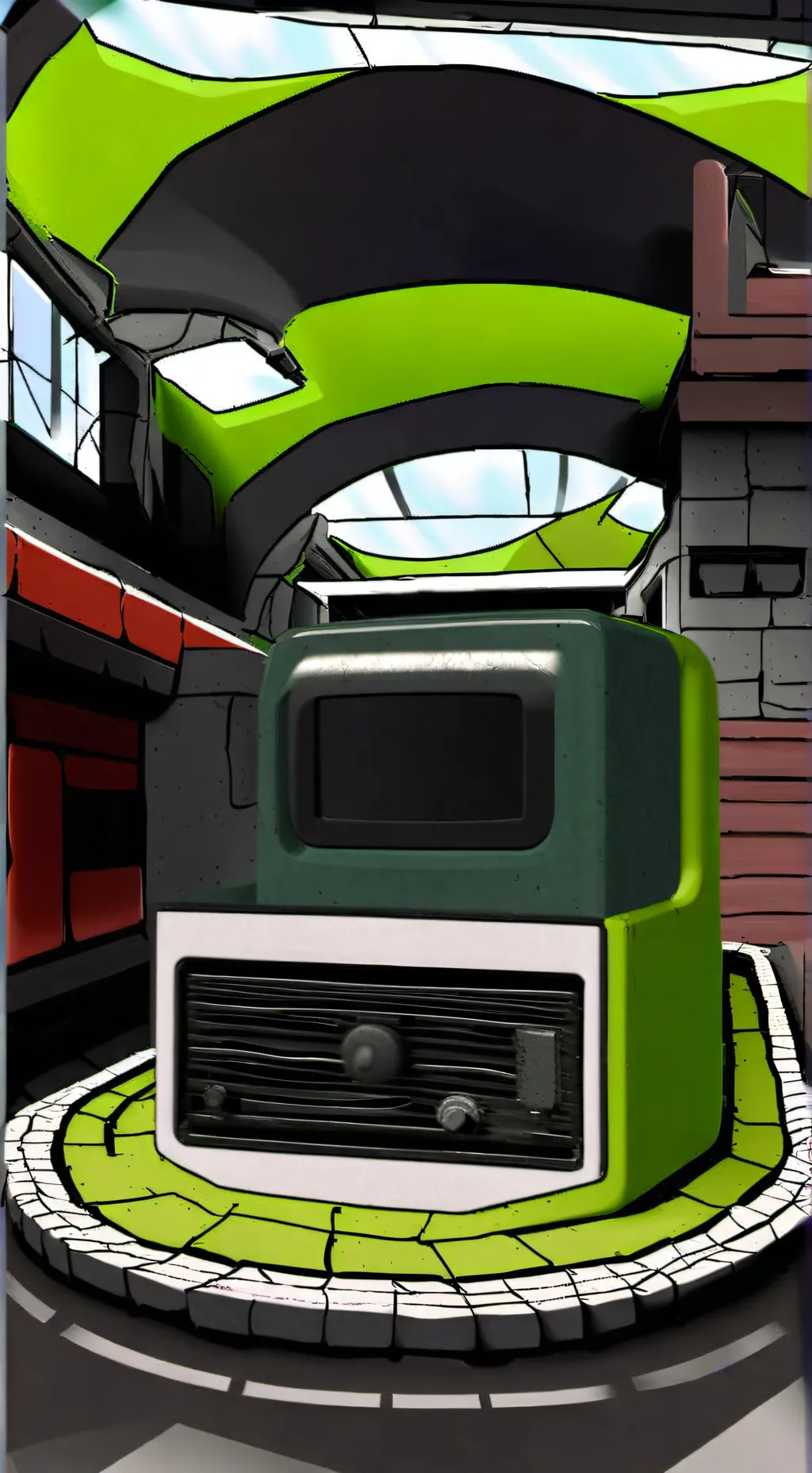 ai character: vee XD background