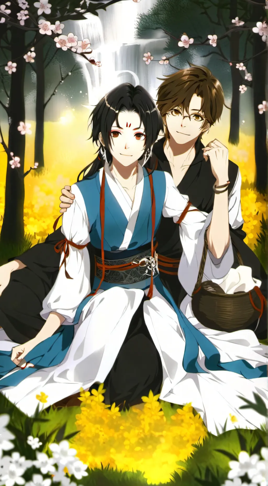 ai character: sprunki playa background