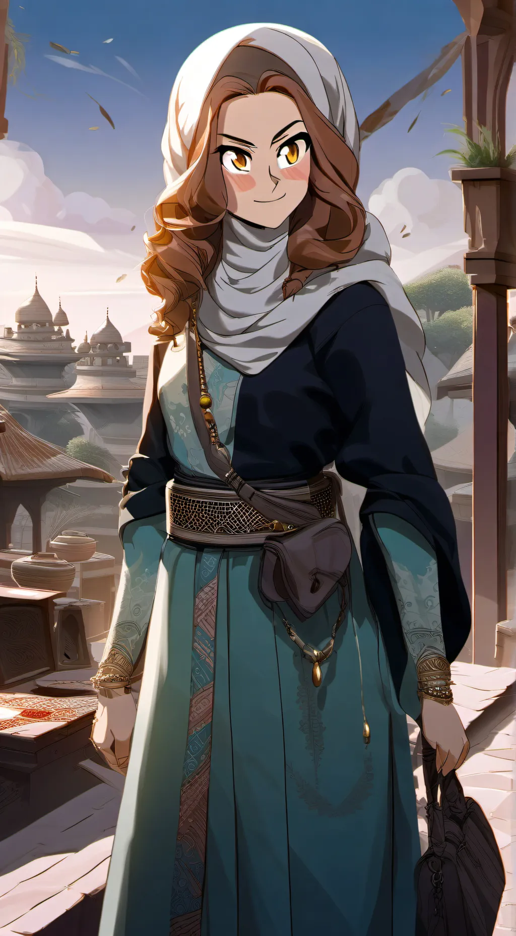 ai character: Siti Rashidah. background