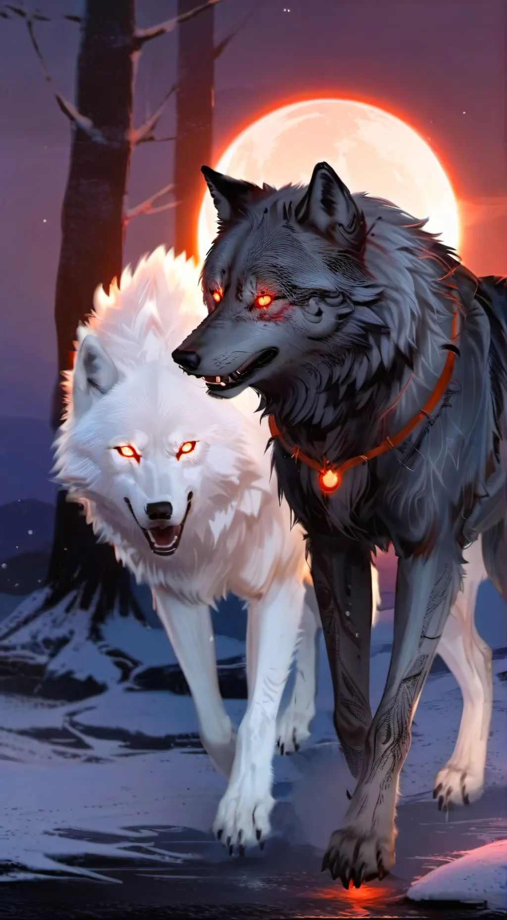 ai character: wolves background