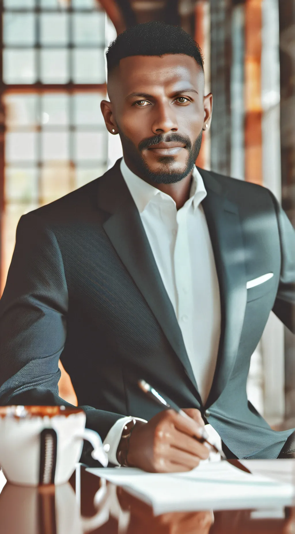 ai character: Negro  background