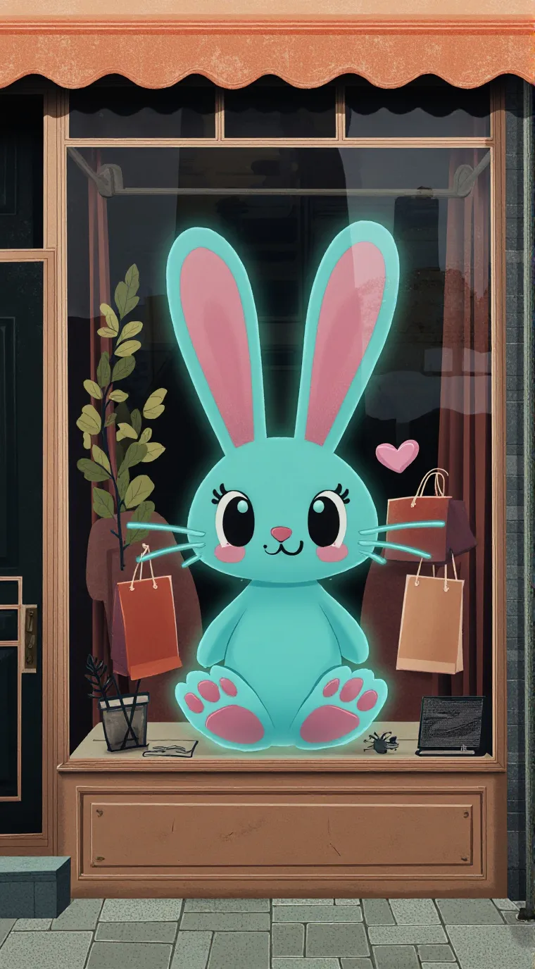 ai character: labubu background