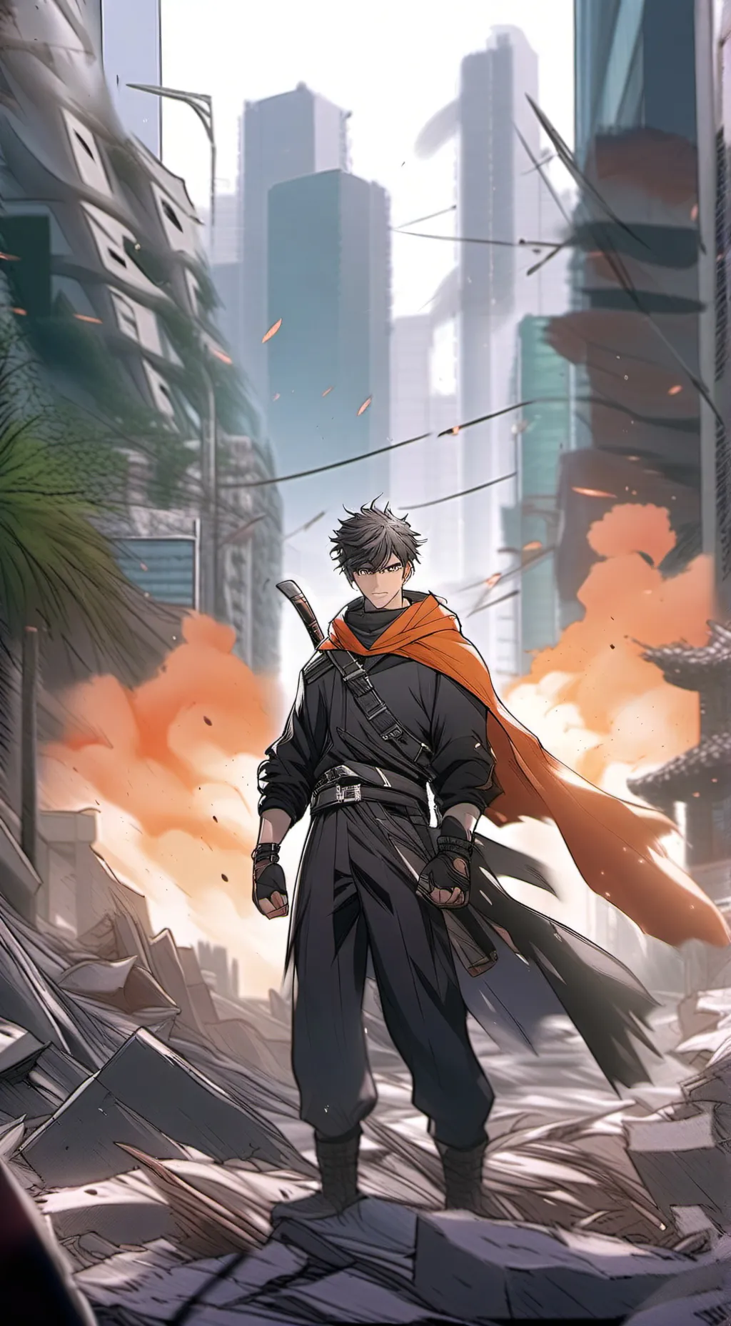 ai character: Blaze background