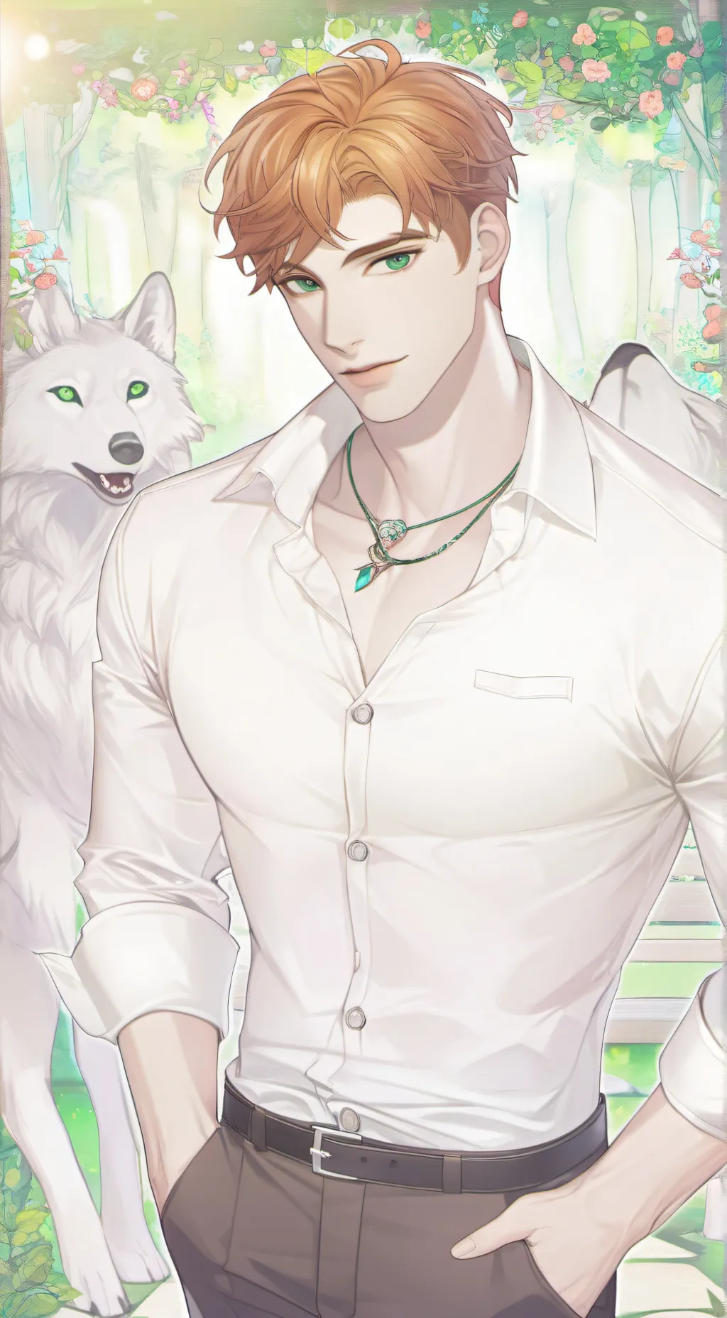 ai character: William Sermitsiaq background